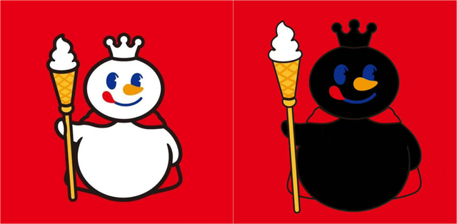 #蜜雪冰城黑化#上热搜，“雪王”商标能随便换颜色吗？